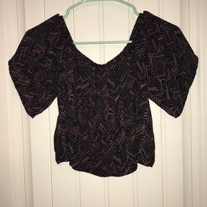 Forever 21 Short-Sleeve Crop Top